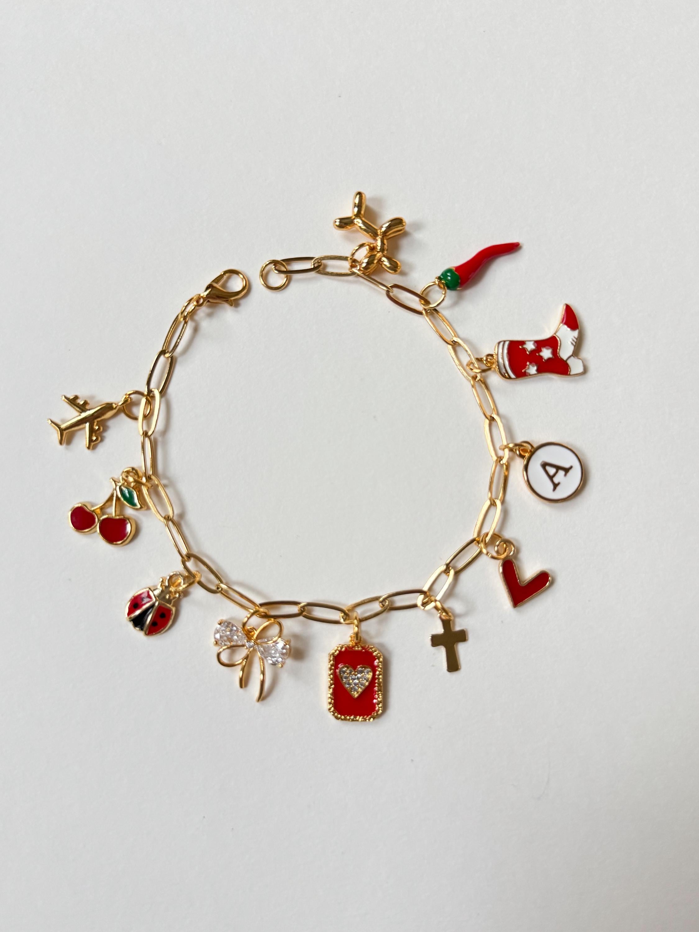Gold Individual Separate Charms, Add a Charm, For Custom Charm Necklace or Bracelet, Custom Jewelry, Pick Your Charms, Personalized Gift