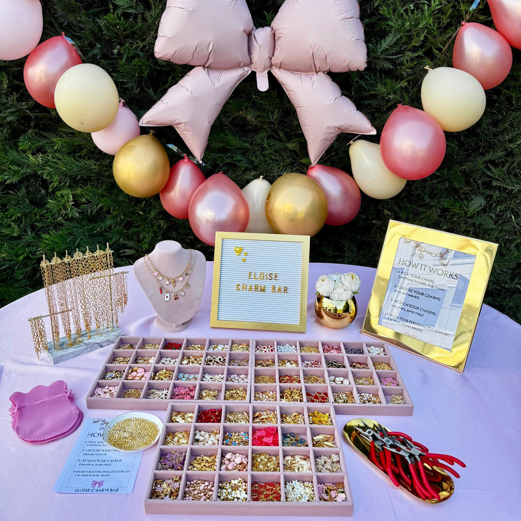 CHARM KITS – Jewelry Making Party Supplies for Bracelets, Necklaces, Bag Charms