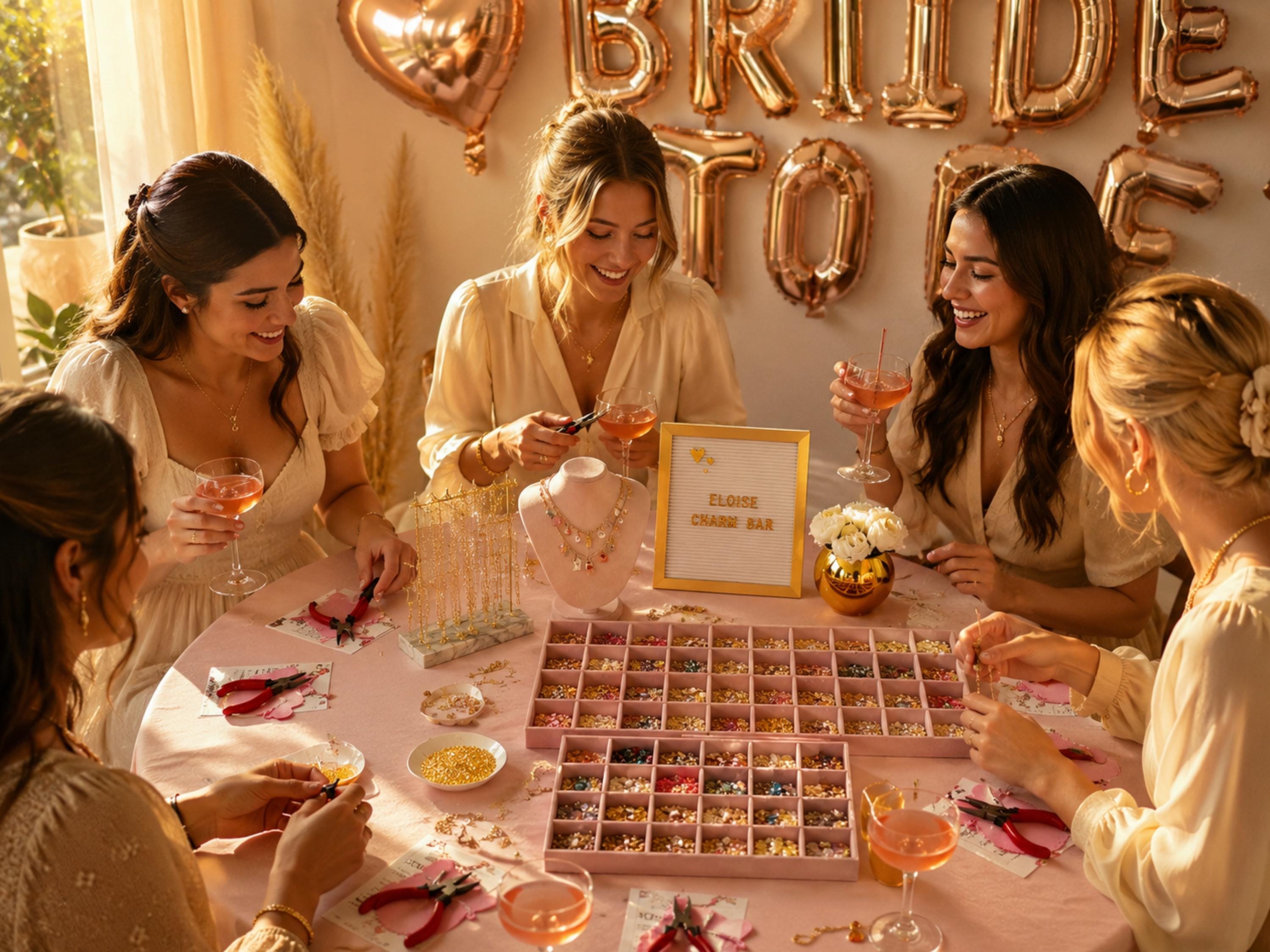 Coastal Cowgirl Charm Bar Kit, Western Bachelorette Party Activity
