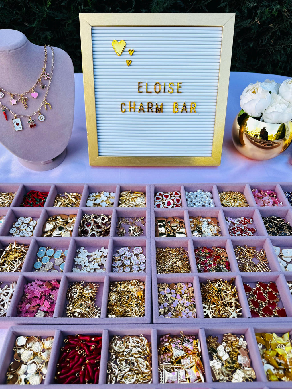 Custom Charm Bar Party Kit, Choose Your Charms for Bracelets, Necklaces and Bag Charms