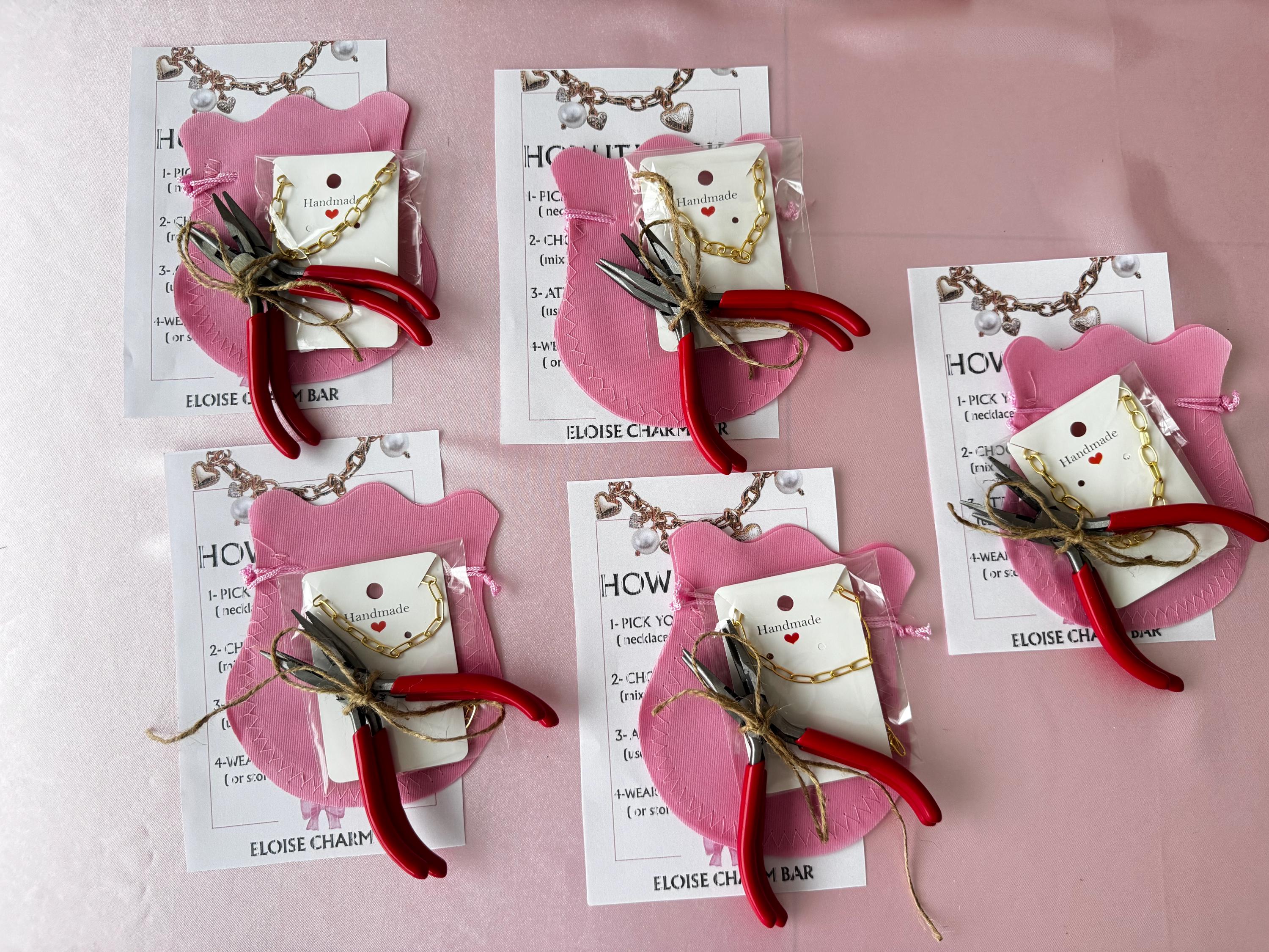 CHARM KITS – Jewelry Making Party Supplies for Bracelets, Necklaces, Bag Charms