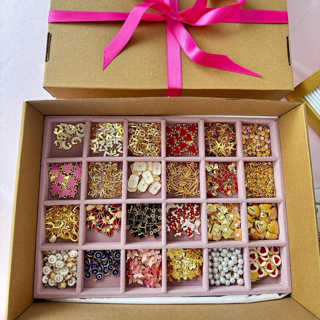 Custom Charm Bar Party Kit, Choose Your Charms for Bracelets, Necklaces and Bag Charms