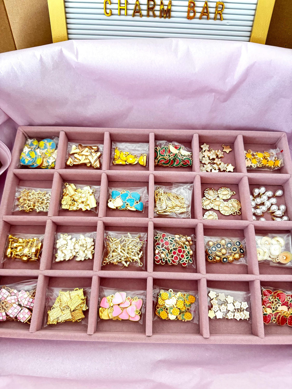 Shipped Charm Bar Party Kit, DIY Jewelry-Making Activity for Groups