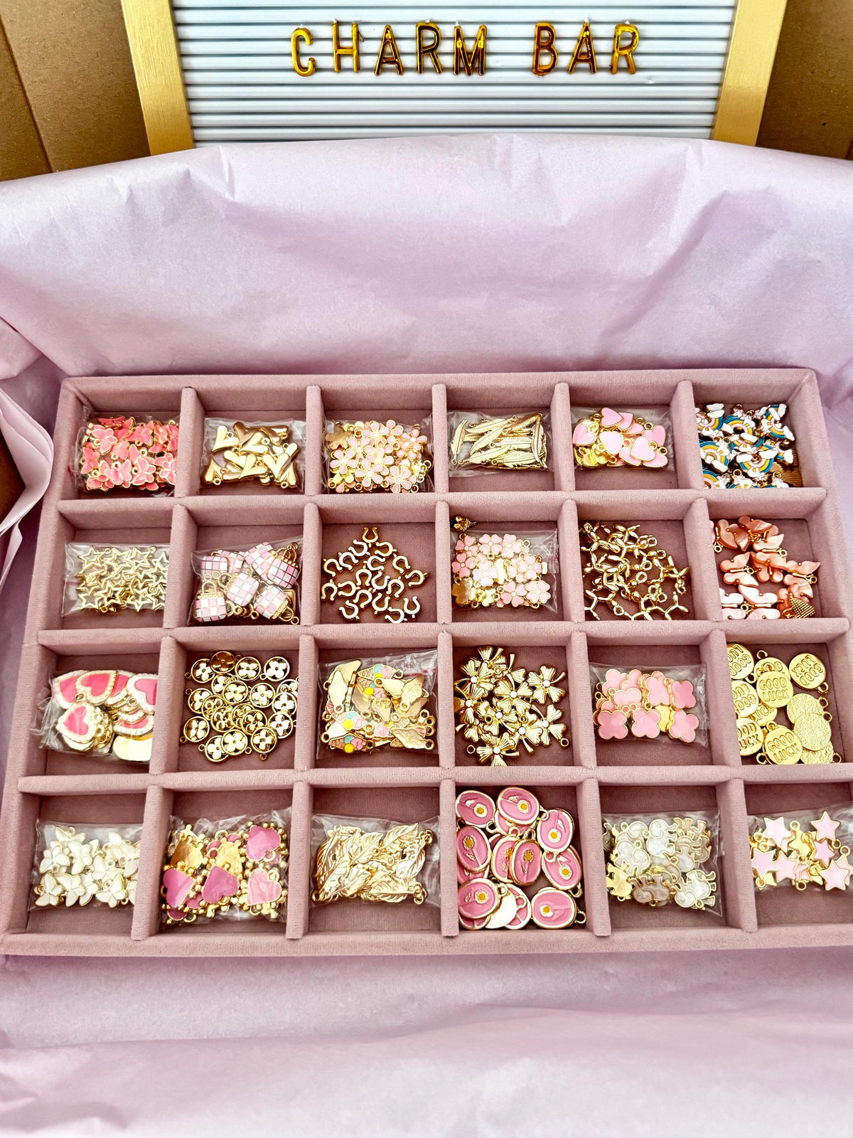 Shipped Charm Bar Party Kit, DIY Jewelry-Making Activity for Groups