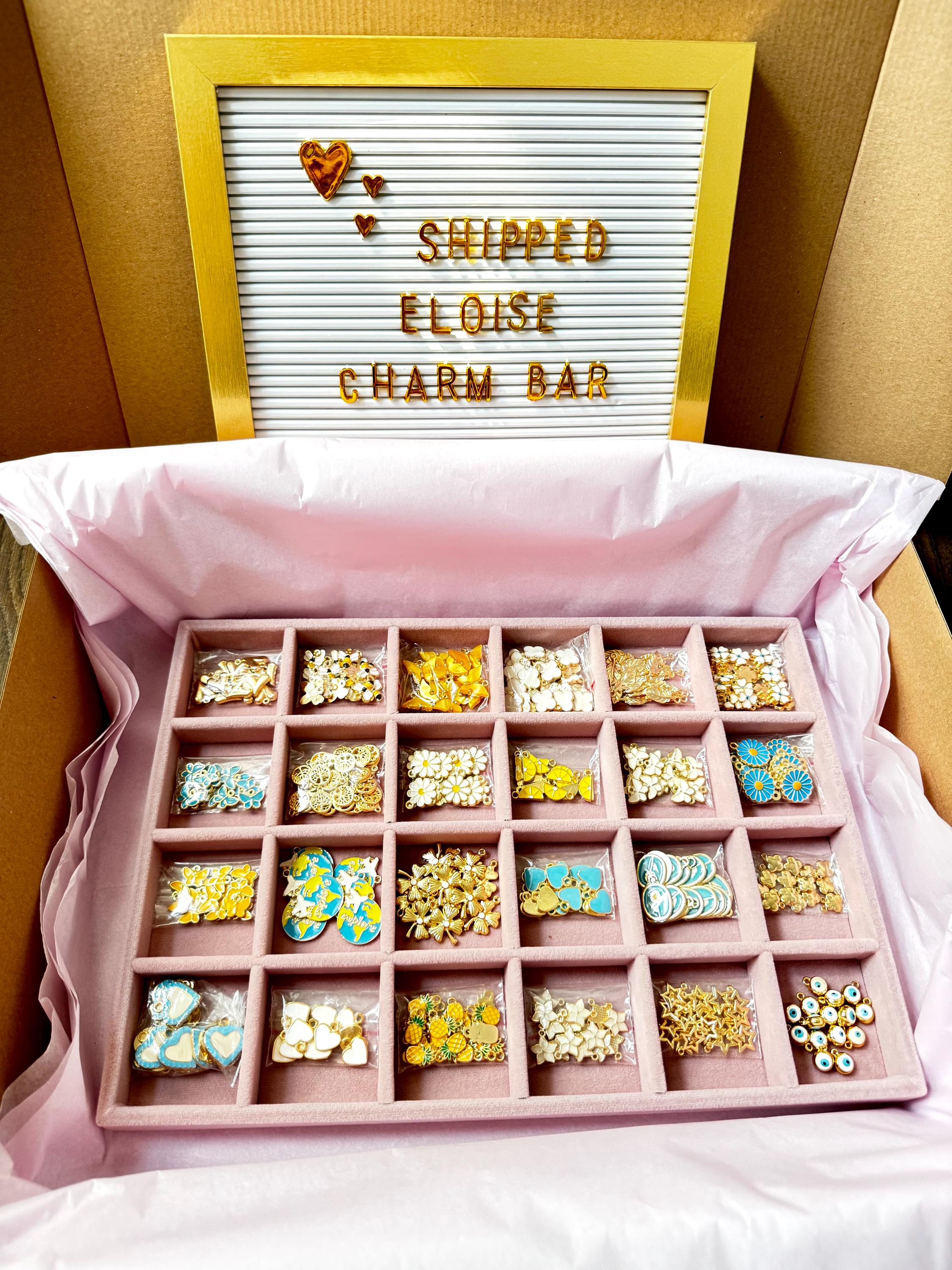 Shipped Charm Bar Party Kit, DIY Jewelry-Making Activity for Groups