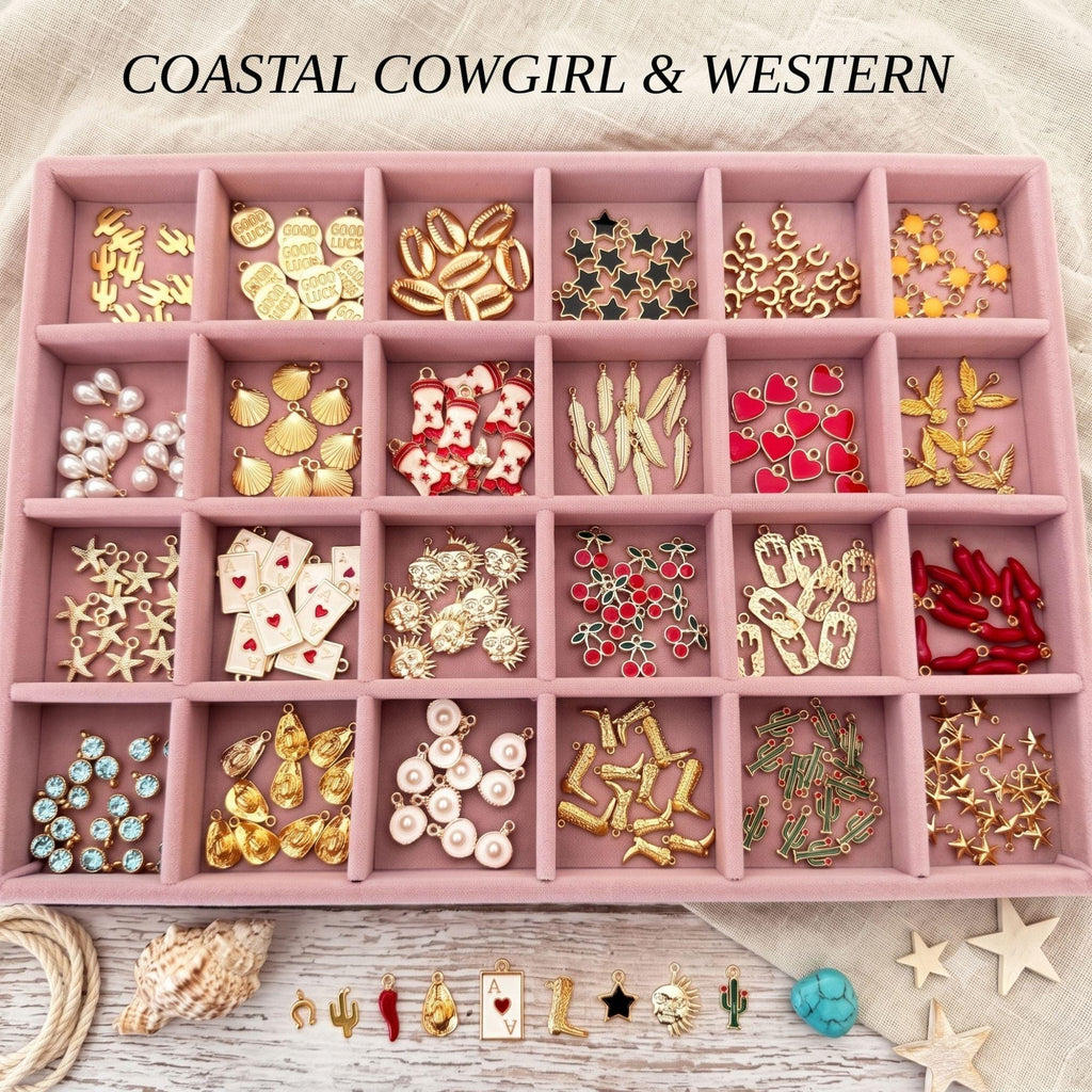 Coastal Cowgirl Charm Bar Kit, Western Bachelorette Party Activity