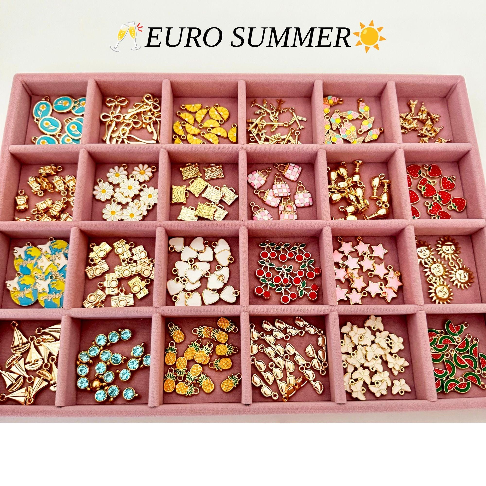 Birthday Charm Bar Kit, Jewelry- Making Party Activity for Kids and Teens
